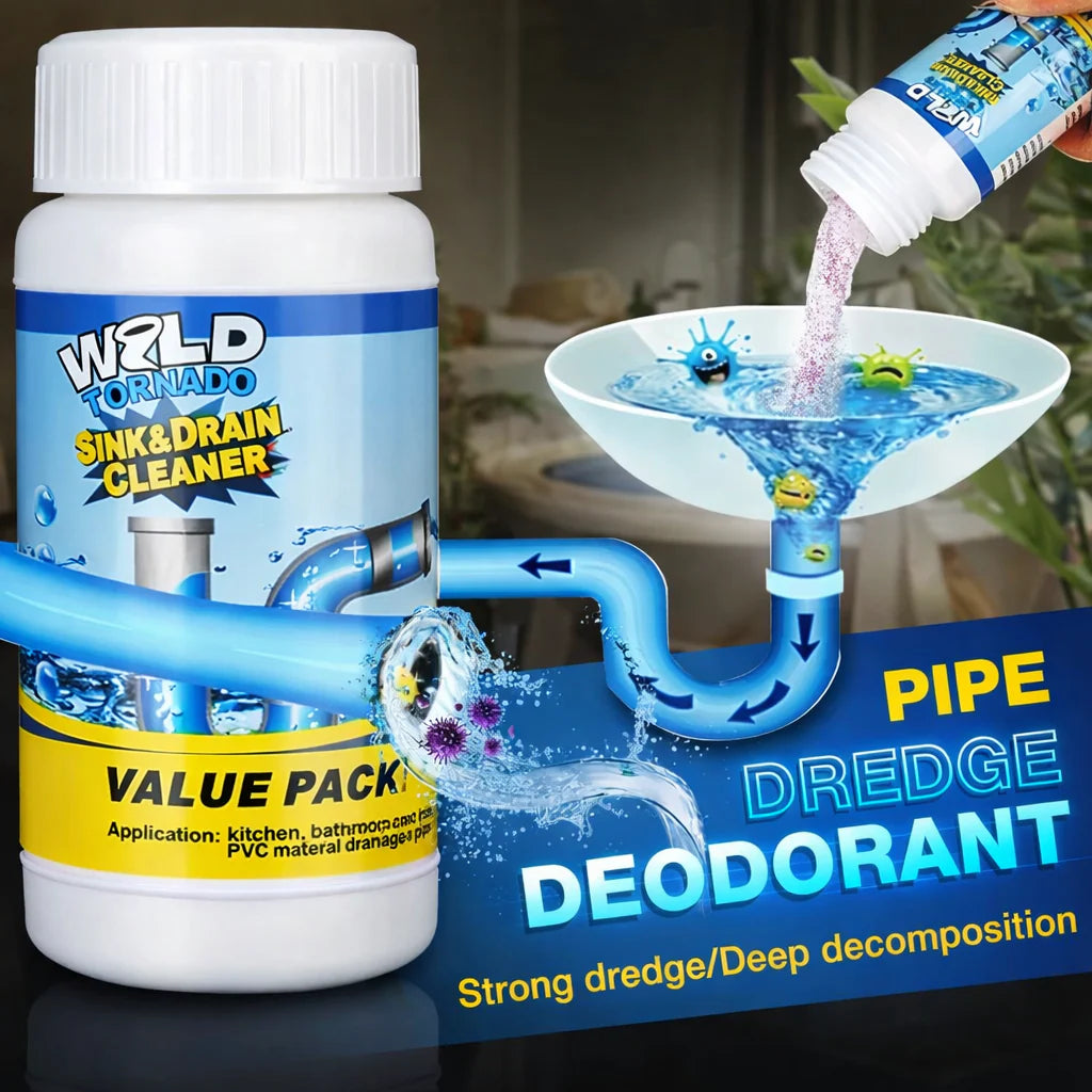 110g Powerful Kitchen and Drain Cleaner Powder