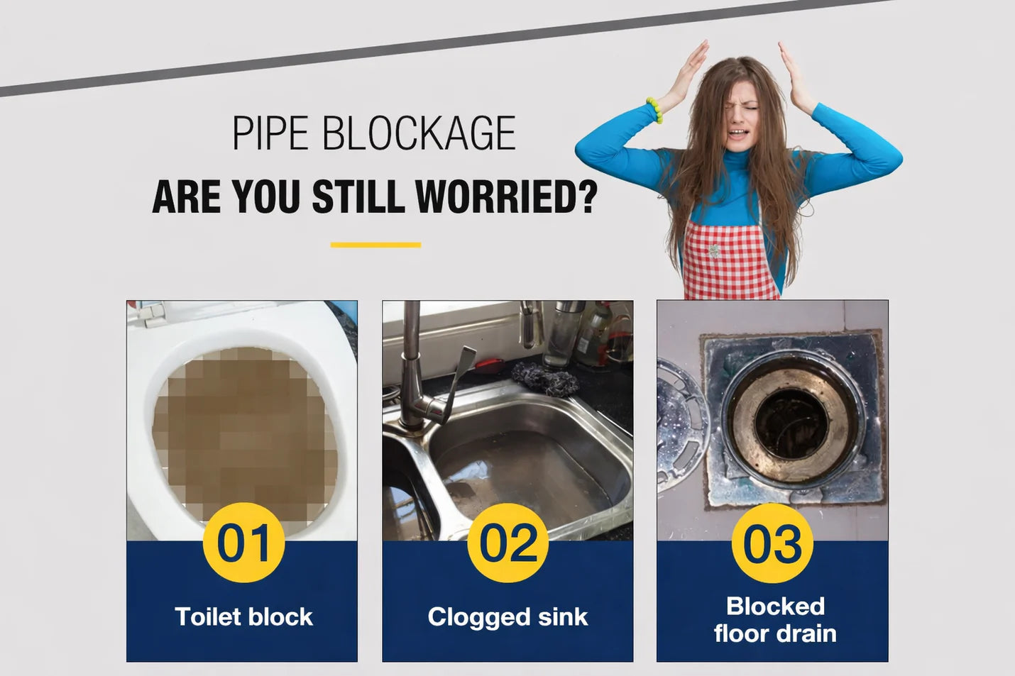 110g Powerful Kitchen and Drain Cleaner Powder