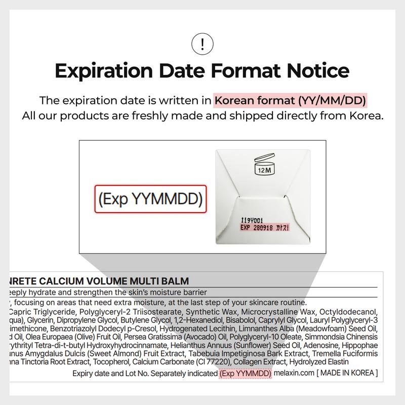 Dr.Melaxin Official Cemenrete Calcium Multi Balm Eye Care Routine Korean Skin Care