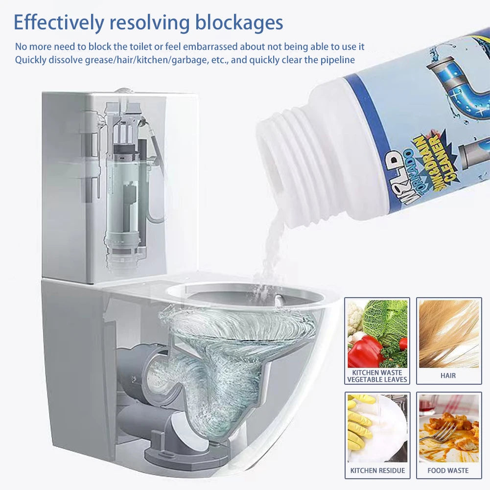 110g Powerful Kitchen and Drain Cleaner Powder